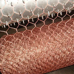 Copper Hexagonal Weave Wire Mesh Manufacturer